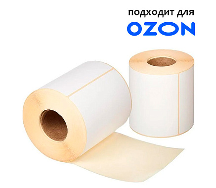 Лента с этикетками 75х120
