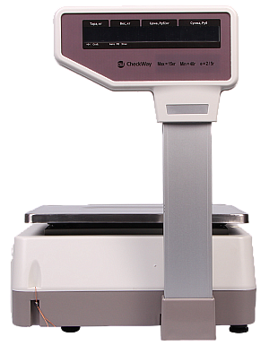 Весы торговые с печатью этикетки CheckWay CW-500